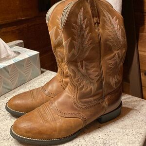 Ariat Leather Cowboy Boots